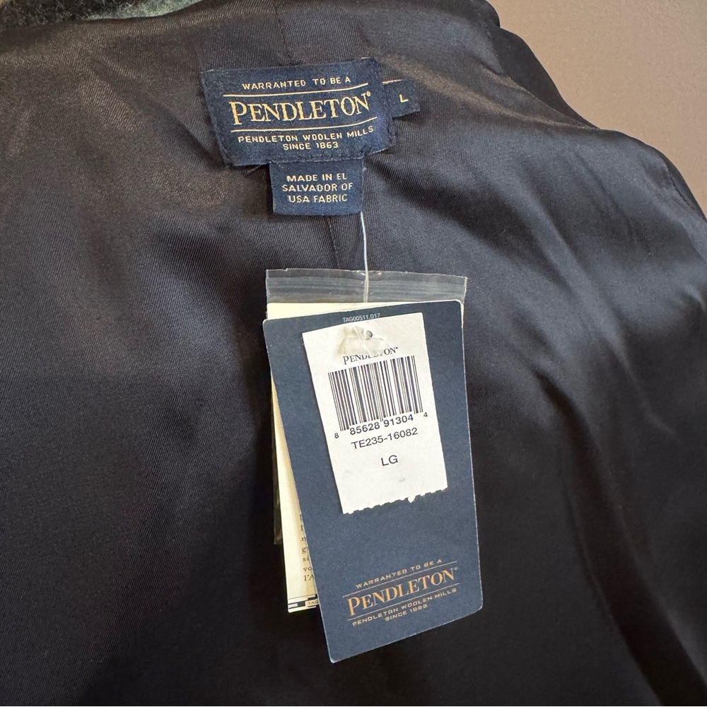 Pendleton Women’s Wool Blend Tobbogan Coat Size Large NWT - Picture 4 of 12